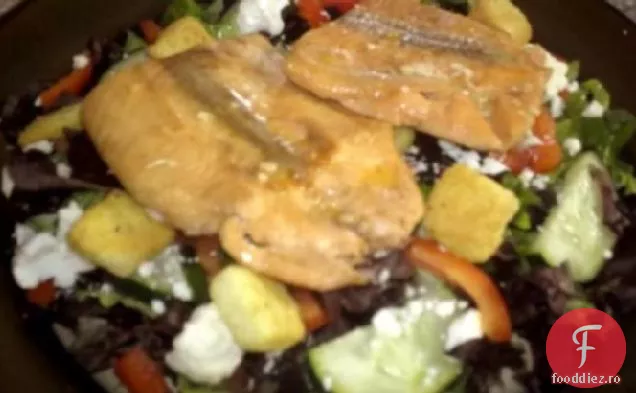 Fripturi de somon coapte ușoare și delicioase (cu conținut scăzut de carbohidrați)