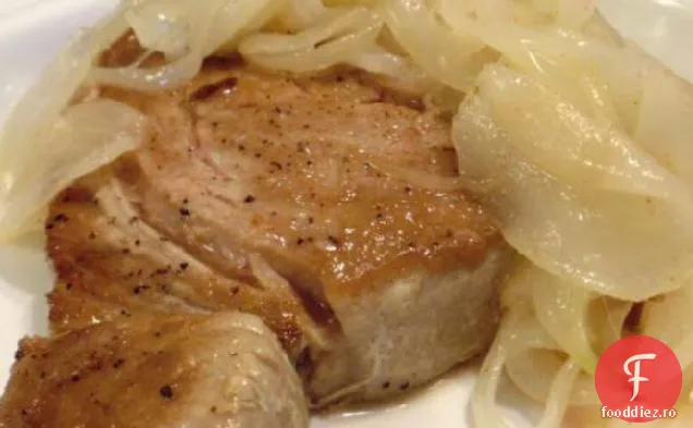 Fripturi de ton siciliene în sos de ceapă