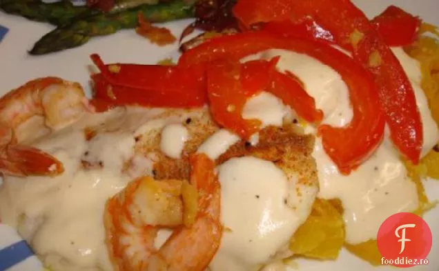 Tilapia De Creveți Alfredo