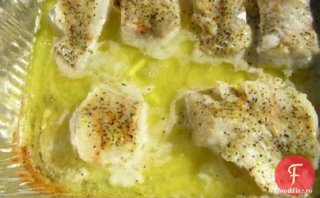 Homarul săracului (cod copt cu unt)