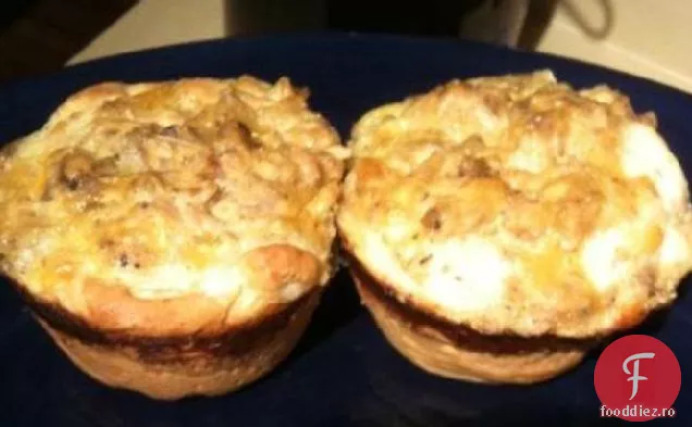 Quiche De Somon Cheddar