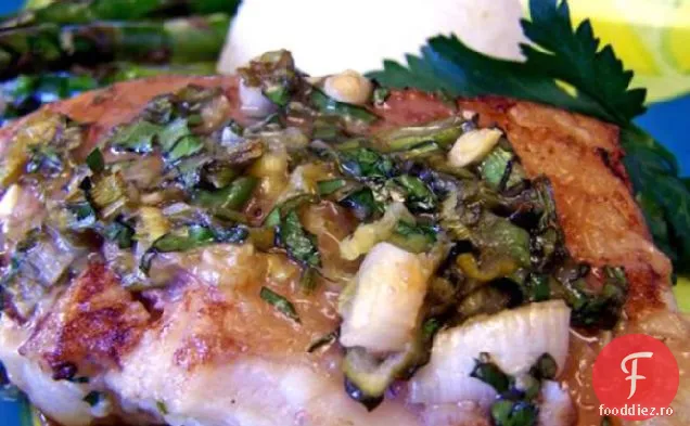 File de Cod cu glazură Asiatică de caș de lămâie