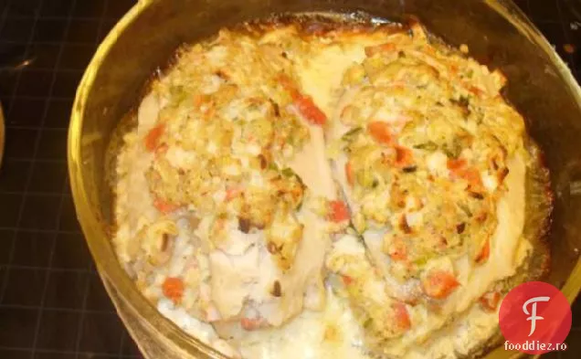 File De Pește Umplute Cu Crab