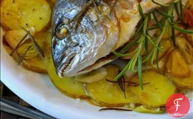 Orata Al Forno (Dorată La Cuptor Cu Cartofi)