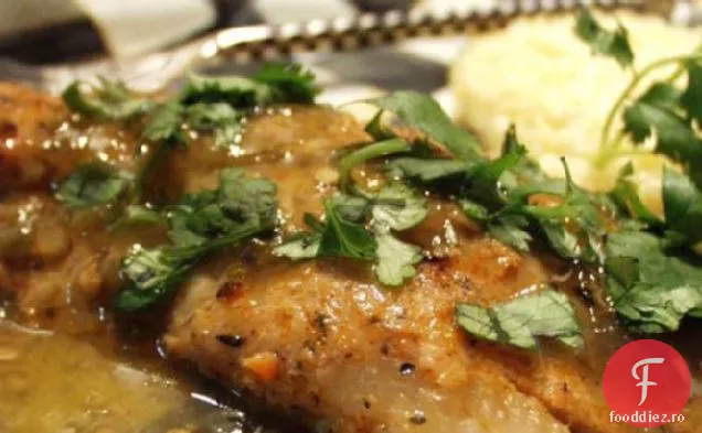 Pește Înnegrit Cu Salsa Verde (Cu Conținut Scăzut De Carbohidrați)