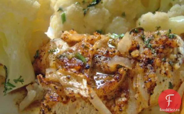 Algarve Codfish La Cuptor Cu Conopidă (Pescada Assada)