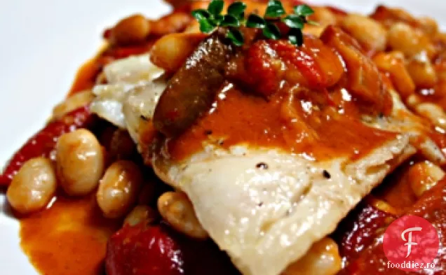 File de Cod cu Rago de legume prăjite