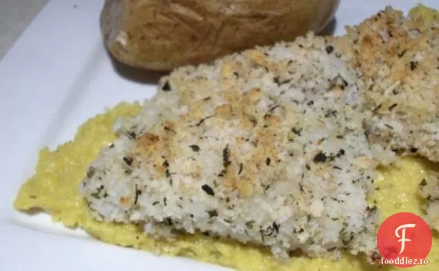Cod la cuptor cu sos de ghimbir-porumb