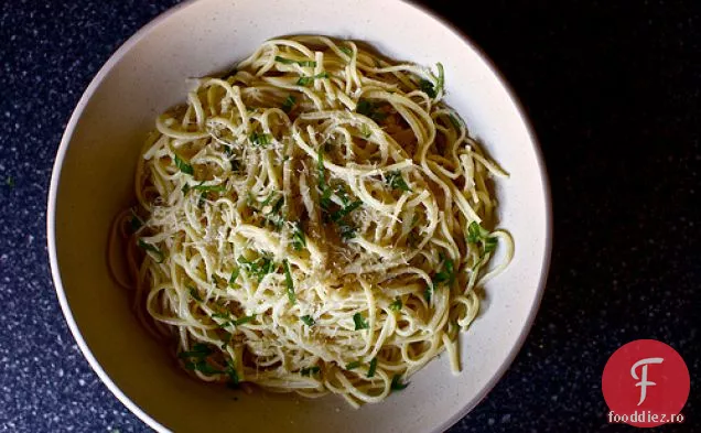 Spaghete Cu Lămâie Și Ulei De Măsline