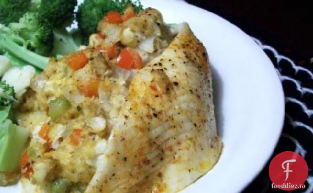 Flounder Umplute Cu Carne De Crab (Lite-Bleu)