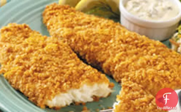 File Crocante De Pește De Lămâie