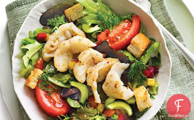 Salată grecească de Salsa cu Gruper