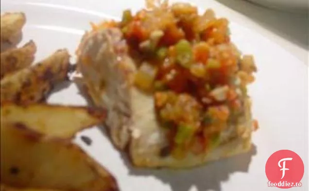 Grouper Cu Sos De Roșii-Măsline (5 Ww Puncte)