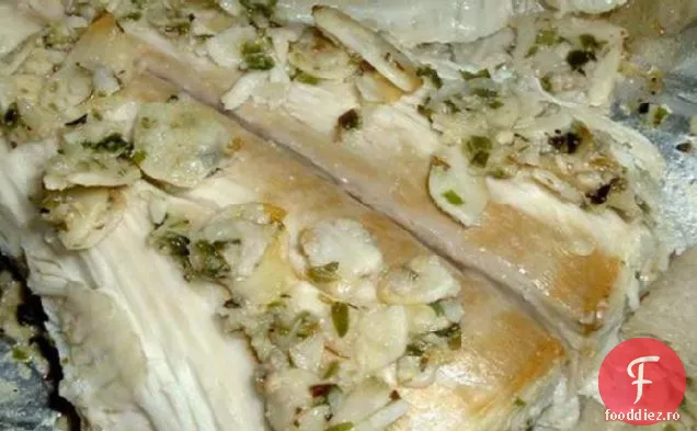 Halibut De Oregano La Cuptor