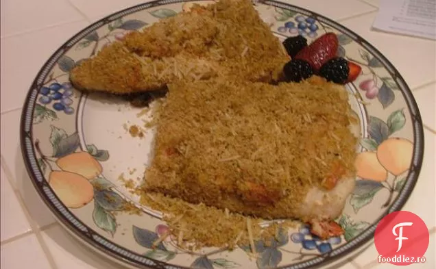 Halibut La Grătar Cu Crustă De Lămâie