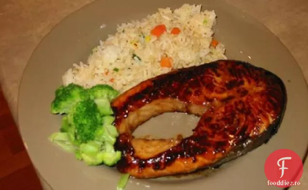 Fripturi de Halibut sau somon la grătar