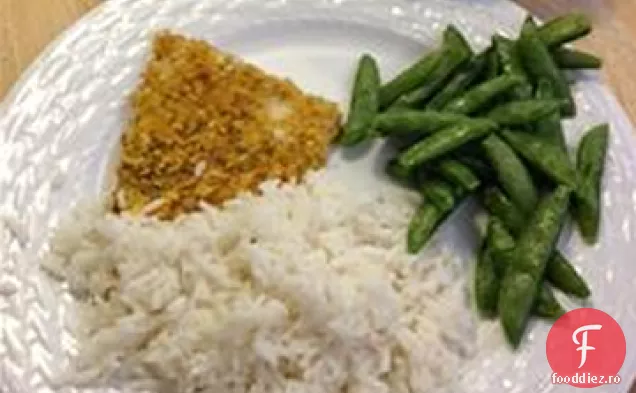 Halibut Cu Crustă De Fulgi De Porumb