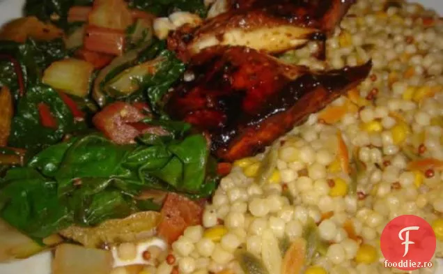 Halibut Glazurat Balsamic