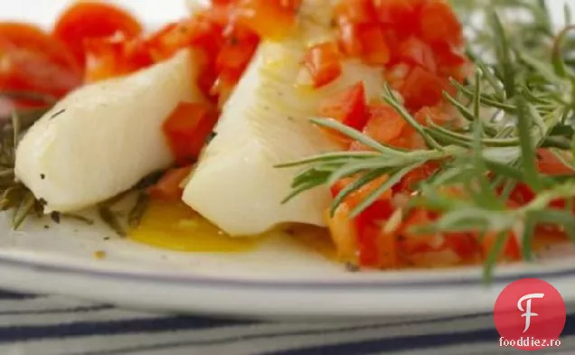 Halibut Afumat De Rozmarin Cu Vinetă Balsamică