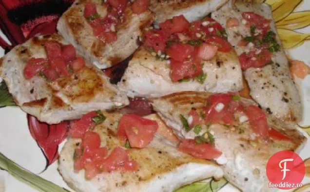Tomato-Lime Mahi Mahi