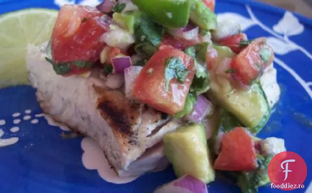 Mahi Mahi La Grătar Cu Salsa De Avocado