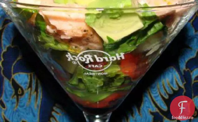 Martini de somon pentru 2 (salată într-un pahar)