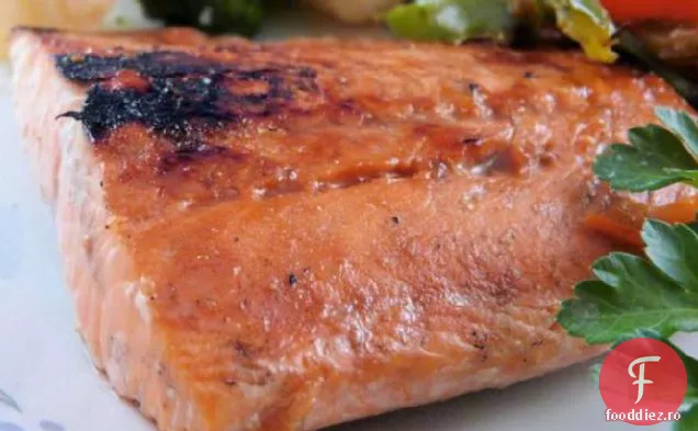 Somon Balsamic Cu Miere La Grătar