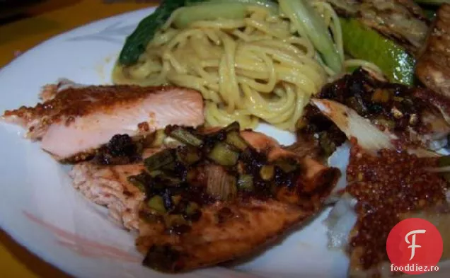 BBQ scândură somon