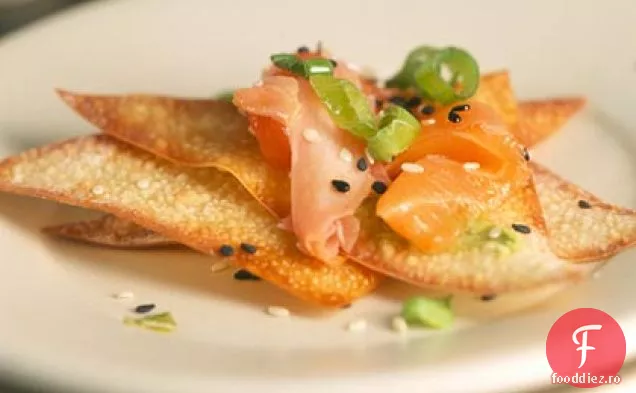 Carpaccio de somon cu Wasabi