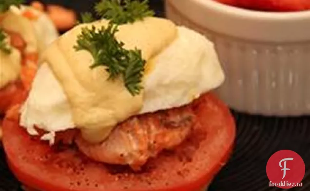 Ouă Benedict cu somon afumat