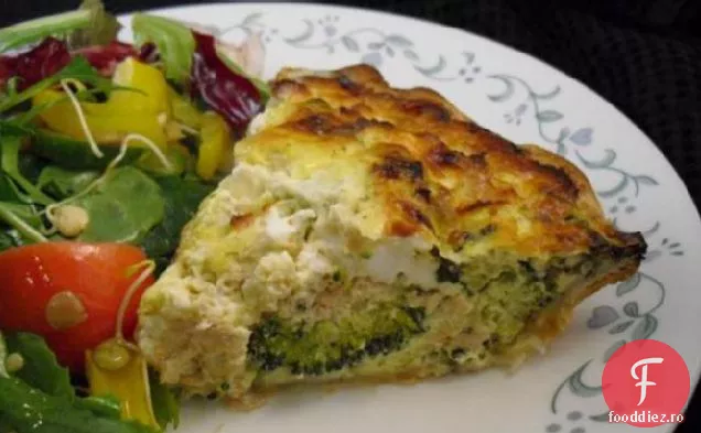 Craze-e Quiche de somon și Broccoli