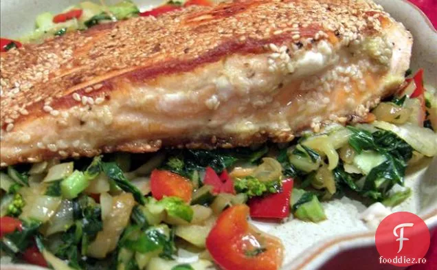 Somon Prăjit Cu Condimente Indiene