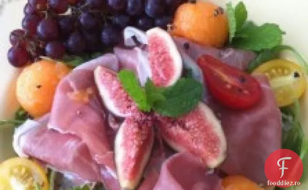 Prosciutto, Pepene Galben Și Smochine Proaspete
