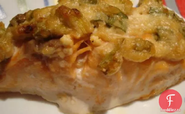 Parmezan Somon La Cuptor