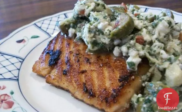 Somon și sparanghel 'aproape Croute'