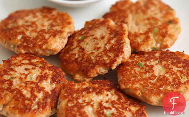 Slammin ' Patties de somon din sud-vest sau prăjituri de somon