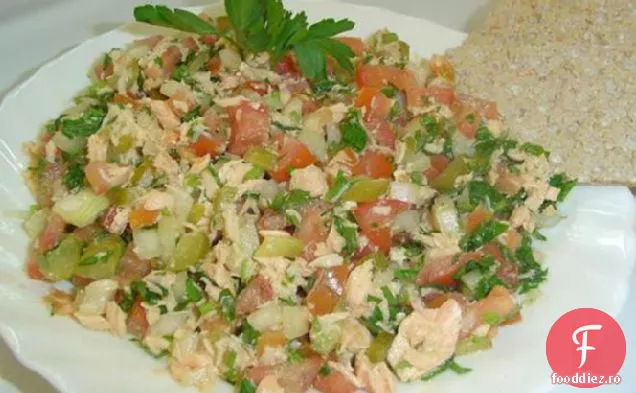 Salată De Somon Cu Conținut Scăzut De Grăsimi (Kosher - Pareve)