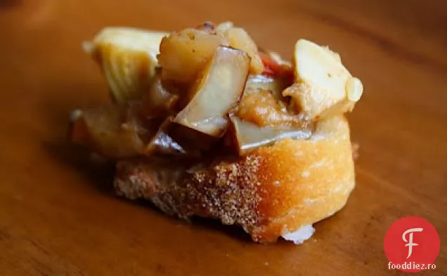 Bas Cu Dungi Cu Salsa Verde Și Legume Prăjite Mediteraneene