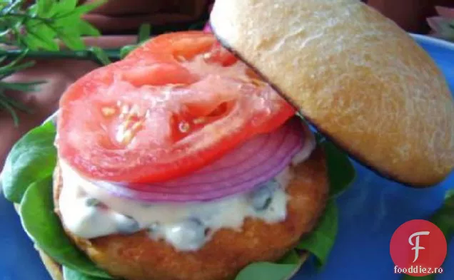 Burgeri De Somon Cu Maioneză Tartară