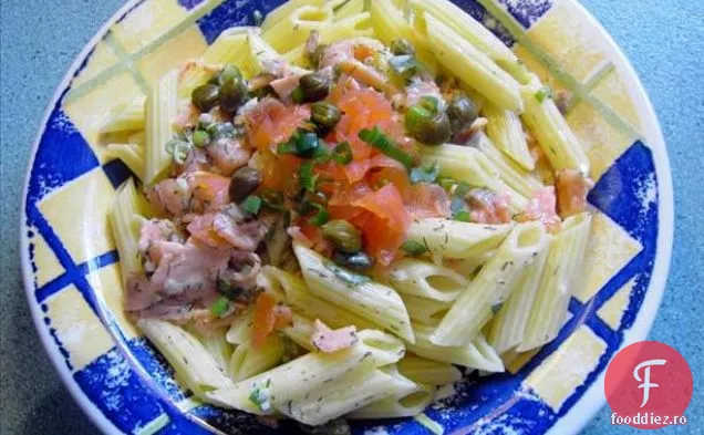 Somon Înnegrit Cu Broccoli
