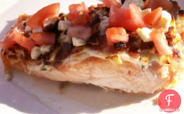 Pachete De Somon, Slănină Și Feta La Grătar