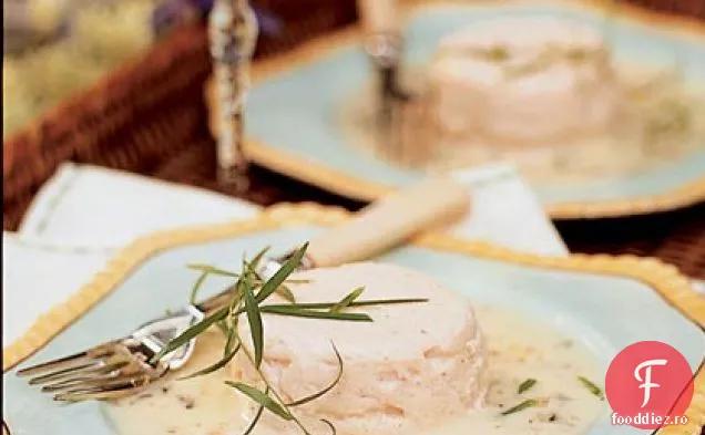 Fructe de mare Timbales cu tarhon Beurre Blanc