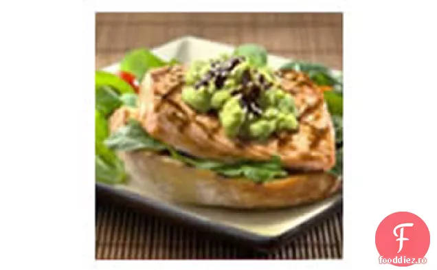 Aioli asiatici de Avocado cu file de somon