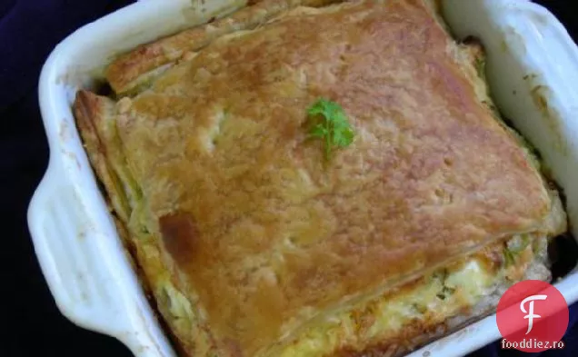 Plăcintă elvețiană, Broccoli și somon