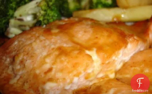 Fileuri De Somon Glazurate Cu Miere