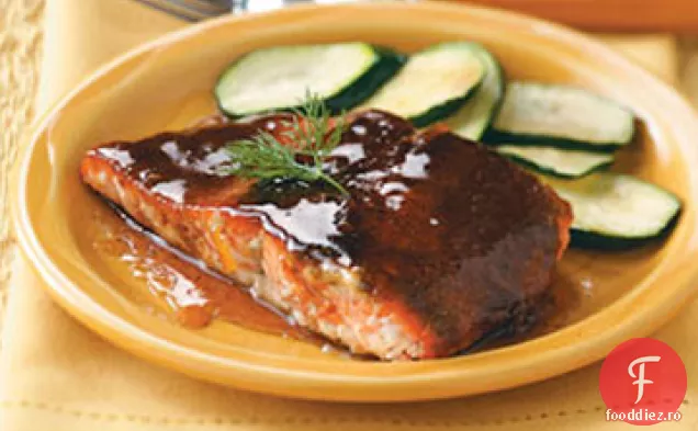 Rețetă De Somon Glazurat Cu Portocale