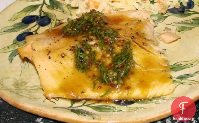 Hamburgeri De Somon Jammin Cu Maioneză De Mărar