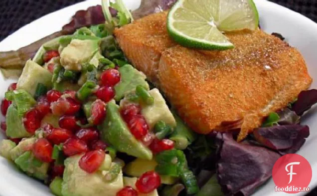 Somon Cu Salsa De Rodie-Avocado