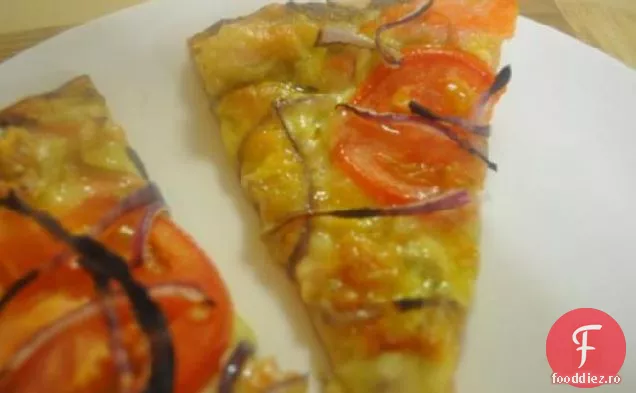 Pizza cu somon și Brie