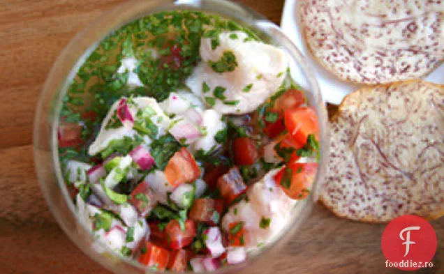 Rețetă de ceviche Snapper cu ardei iute și ierburi